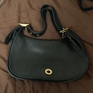 Black Coach Hang bag